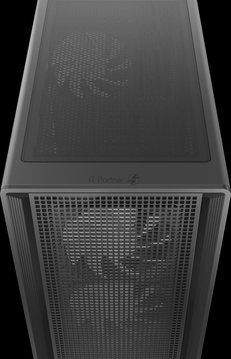 Корпус DeepCool CC550 4F, Midi-Tower, чёрный, 4 x 120 мм