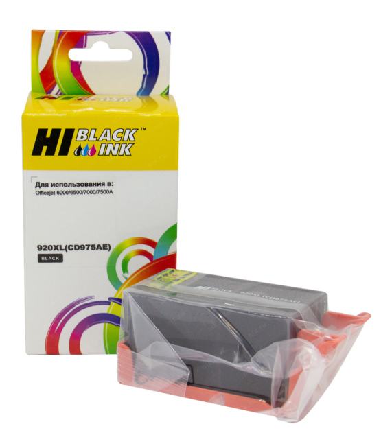 Картридж Hi-Black (HB-CD975AE) для HP  Officejet  6000/6500/7000,  №920XL, Bk