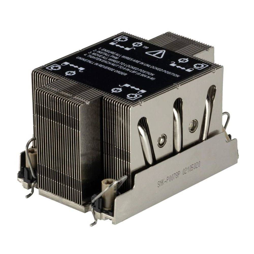Пассивный кулер SuperMicro SNK-P0078P 2U Passive CPU Heat Sink for LGA 4189 X12 113x78 mm, (420964) (SNK-P0078 P)