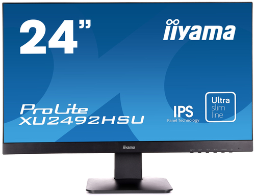XU2492HSU-B1 - Монитор LCD 23.8'' 16:9 1920х1080(FHD) IPS, 75 Hz, 250cd/m2, 1000:1, 5M:1, 5ms, VGA, HDMI, DP, USB-Hub, Tilt, Speakers, 3Y, Black