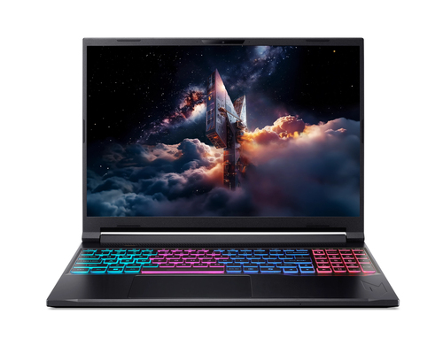 Ноутбук Acer Nitro V 16S ANV16S-71-74UQ Core 7 240H 16Gb SSD1Tb NVIDIA GeForce RTX 5060 8Gb 16" IPS FHD+ (1920x1200) Windows 11 Home Multi Language black WiFi BT Cam (AN.QXCSA.002)