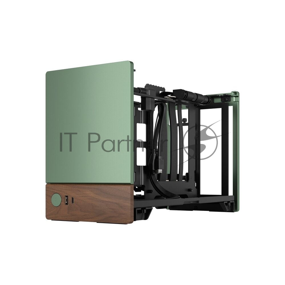 Компьютерный корпус без блока питания Fractal Design Terra, Mini-Tower, no fans, 1xUSB-A 3.0 + 1xUSB 3.2 Type-C, SFX PSU Support, mITX Jade