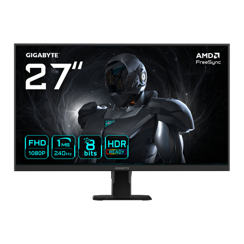 Монитор Gigabyte 20VM0-GS27F2BT-1EKR 27" Gigabyte GS27F2 EK (IPS, 1920х1080, 8bits, 240Hz, 300cd/m, 1ms, 1920x1084, 2xHDMI2.0, DP1.4, HDR10 )