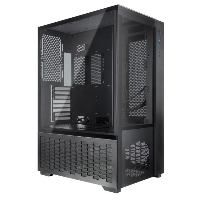 Raijintek PAEAN PREMIUM 0R20B00208, black, Aluminum, ATX/MICRO ATX/MINI-ITX, USB3.0x2, Type  Cx1, HD Audiox1