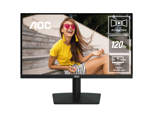 24B15H3/01 - Монитор 23,8" AOC 24B15H3/01 IPS 1920x1080 120Hz 1ms 250 cd/m 1300:1 HDMI VGA Черный