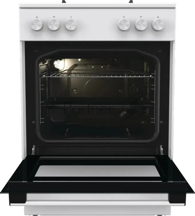 Плита газовая Gorenje GG6A10WFFM белый, конфорок 4 шт, духовка 72 л, 60 см x 85 см x 60 см