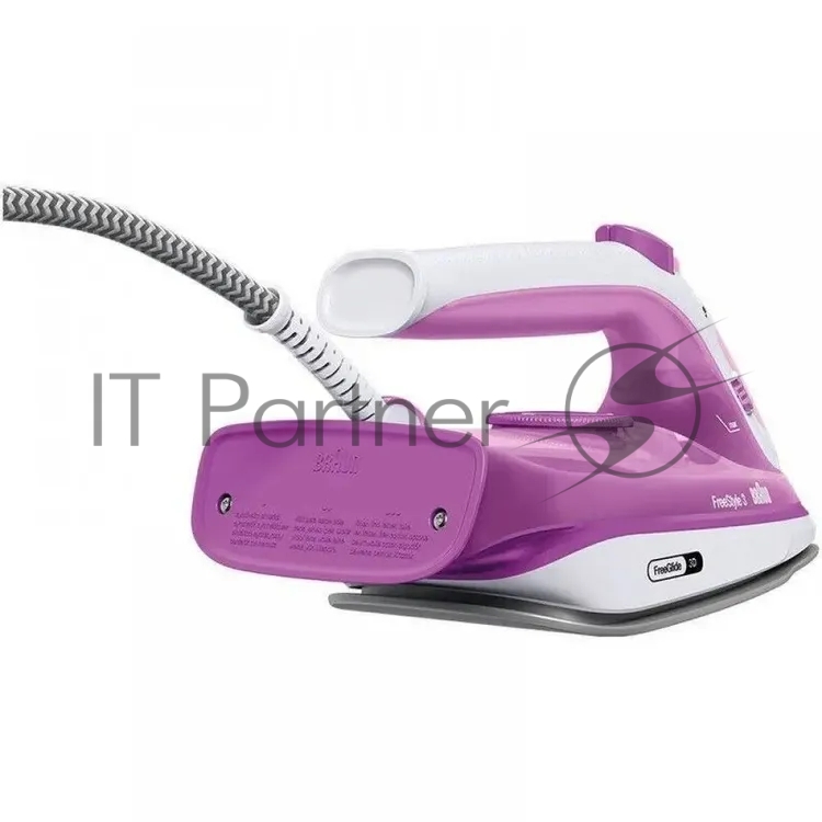 Утюг Braun FI3124PU фиолетовый/белый, 2400 Вт, 45 г/мин, 170 г/мин, 270 мл