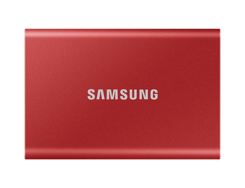 Твердотельный диск 1TB Samsung Т7 Portable MU-PC1T0R, V-NAND, USB 3.2 Gen 2 Type-C  [R/W - 1000/1050 MB/s] Red