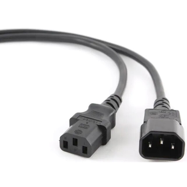 монитор - компьютер UPS -> устройство 220V (IEC-320-C13--> IEC-320-C14) 1.8м Wize [CAC6-C13-C14-1.8M] 1.8 м, C13-С14, 6 А,черный, пакет