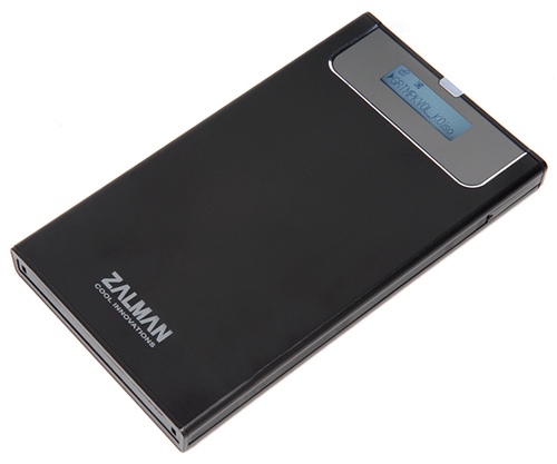 Zalman <ZM-VE200 SE Black> (USB2.0, eSATA, EXT BOX для2.5" SATA  HDD,  Al,  эмулятор CD/DVD)
