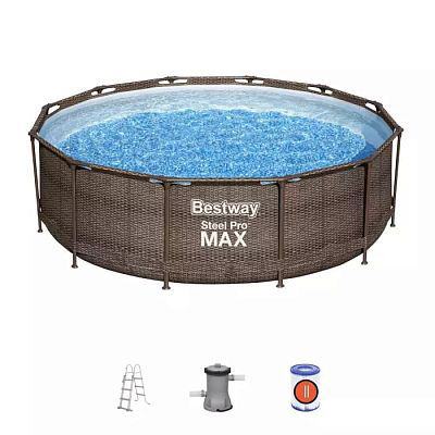 BESTWAY Бассейн с набором 56709 STEEL  PRO MAX (6199)