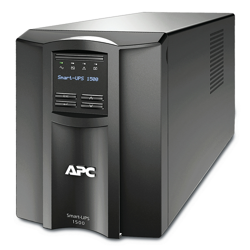 Источник бесперебойного питания APC Smart-UPS SMT1500IC Line Interactive, 1500VA, Tower, 230V, 8x IEC C13 outlets, SmartConnect Port+SmartSlot, AVR, L