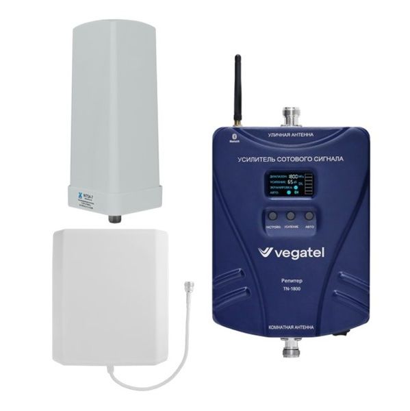 Комплект усиления сотовой связи Vegatel до 100 м2 TN-900 / Nitsa-7 / ANT-700/2700-PI (тип А)