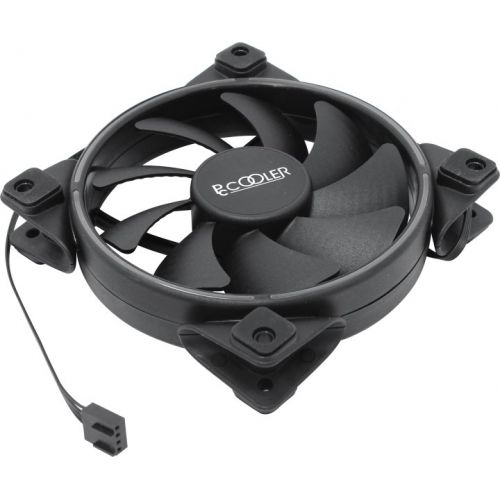 PCCooler CORONA RED (4пин, Red LED, 120x120x25мм,  31.4дБ, 1000-1800 об/мин)