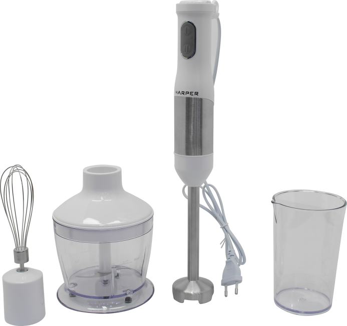 Блендер Harper HHB-MS01 White, погружной, 1000Вт