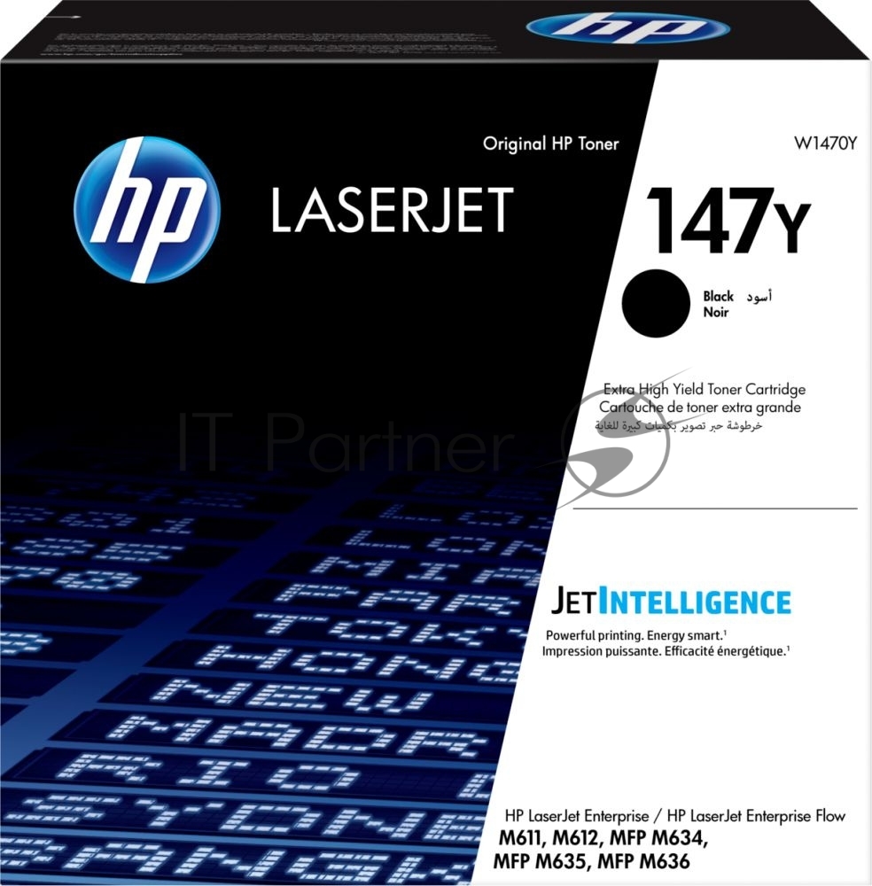Картридж лазерный HP 147Y W1470Y черный (42000 стр.) для HP LaserJet M610dn