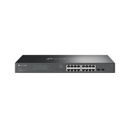 Коммутатор Управляемый TP-Link - SG2218P, Layer 2, 16-PoE, 16-1GbE, 2-SFP, SNMP, telnet, Web, в стойку, SG2218P