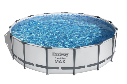 Каркасный бассейн Bestway Steel Pro Max (полный комплект) 457x107 см, 14970 л, Bestway 56488