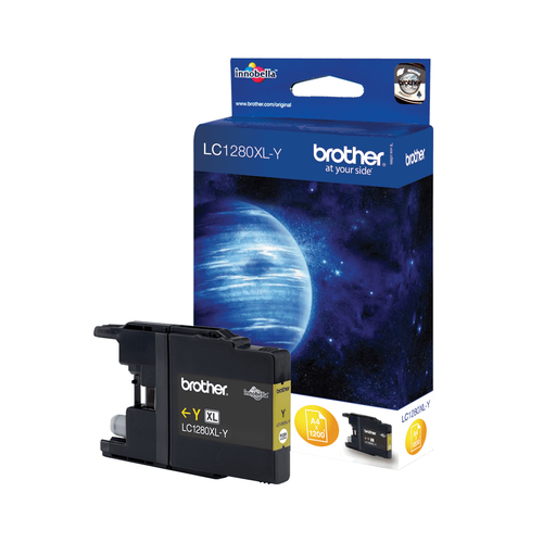 Картридж Brother LC1280XL-Y Yellow для  MFC-J5910DW/J6510/J6710DW/J6910DW (повышенной ёмкости)
