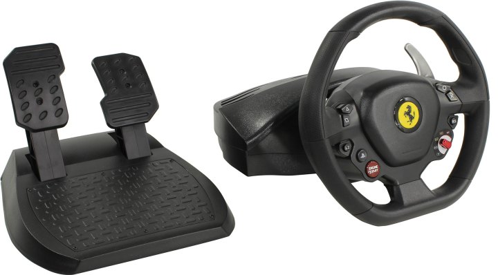 Руль ThrustMaster T80 Ferrari 488 GTB Ed. (Рул. Колесо,  педали, PС/PS4) <4160672>