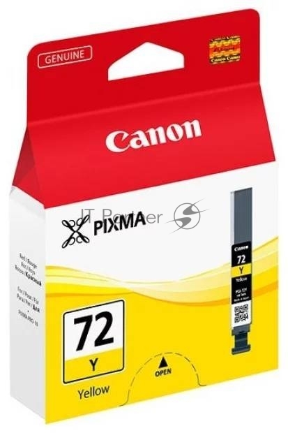 Картридж струйный PGI-72Y (6406B001), для Canon PRO-10, Желтый, 377 стр.