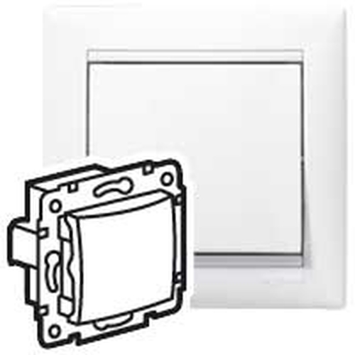 Legrand Valena <774406> Переключатель (2напр., проходной, 1клав., внут.,  без рамки, белый)