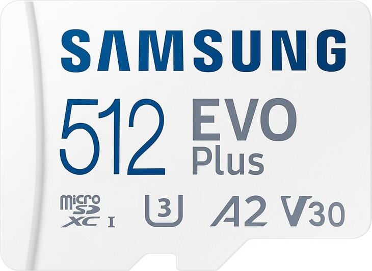 Карта памяти Samsung microSD Evo Plus 512 ГБ