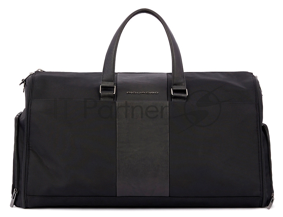 Сумка дорожная Piquadro Brief2 PA6147BR2/N черный ткань/натур.кожа