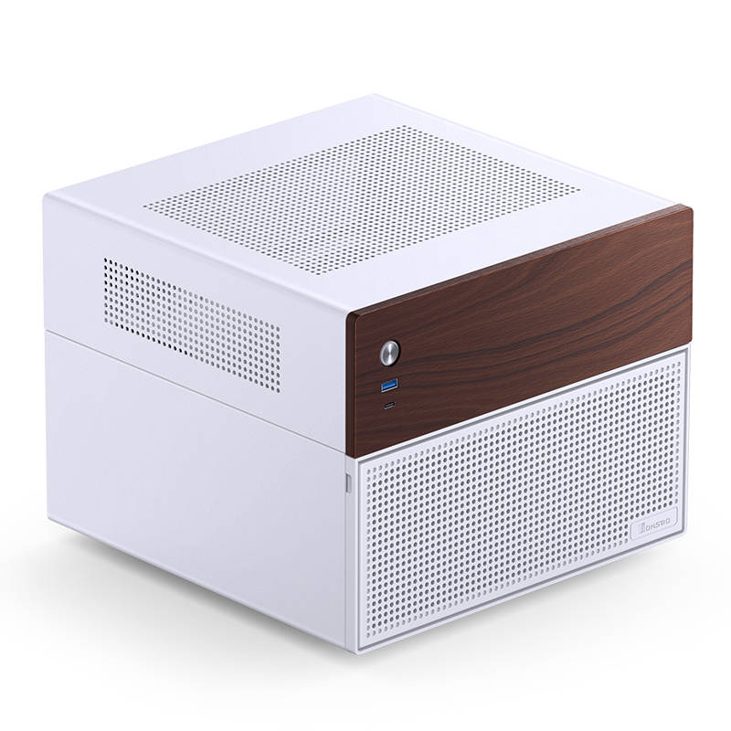 Корпус JONSBO N4 White, Micro-Tower, mATX, белый