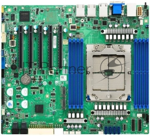 Материнская плата Tyan S8050GM2NE, SP5, SoC, 8xDDR5 RDIMM, 12xSATA 6Gb/s, 2xM.2 PCIe 4.0, 5xPCIe 5.0 x16, 1xVGA, 3x 1Gb LAN, 2xUSB 3.2 Gen1, CEB