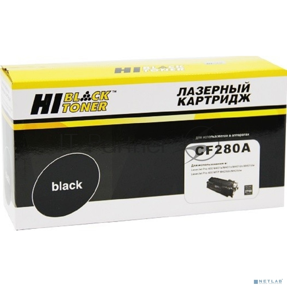 Тонер Hi-Black CF280A, 140г, для HP M401/M425