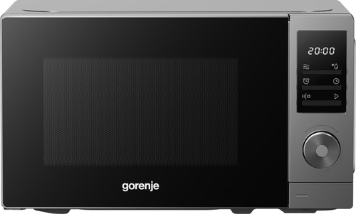 Микроволновая печь Gorenje MO20A3T4 серый/черный, 20 л, 700 Вт, переключатели - поворотный механизм