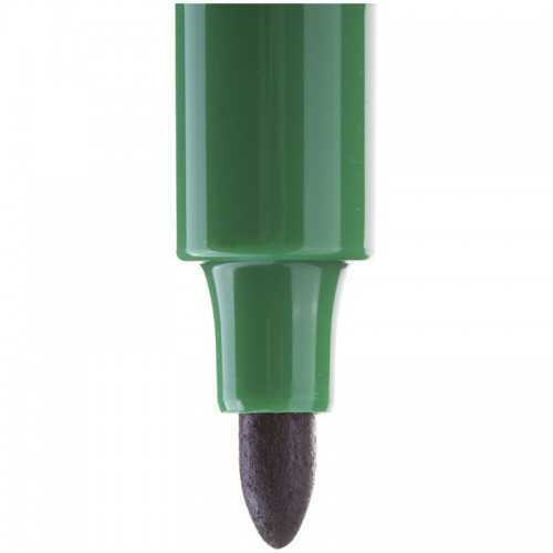 Маркер перманентный CROWN Multi Marker Slim, черный, круглый наконечник, 2 мм, P-505