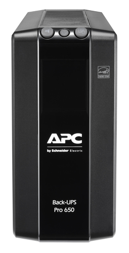 Источник бесперебойного питания APC Back-UPS Pro BR 650VA/390W, 6xC13 Outlets(6 batt.), AVR, LCD, Data/DSL protect, 10/100 Base-T, USB, PCh, user repl. batt., 1 year warranty