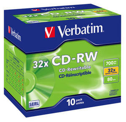 CD-RW Verbatim 700Mb  32x speed <43244>