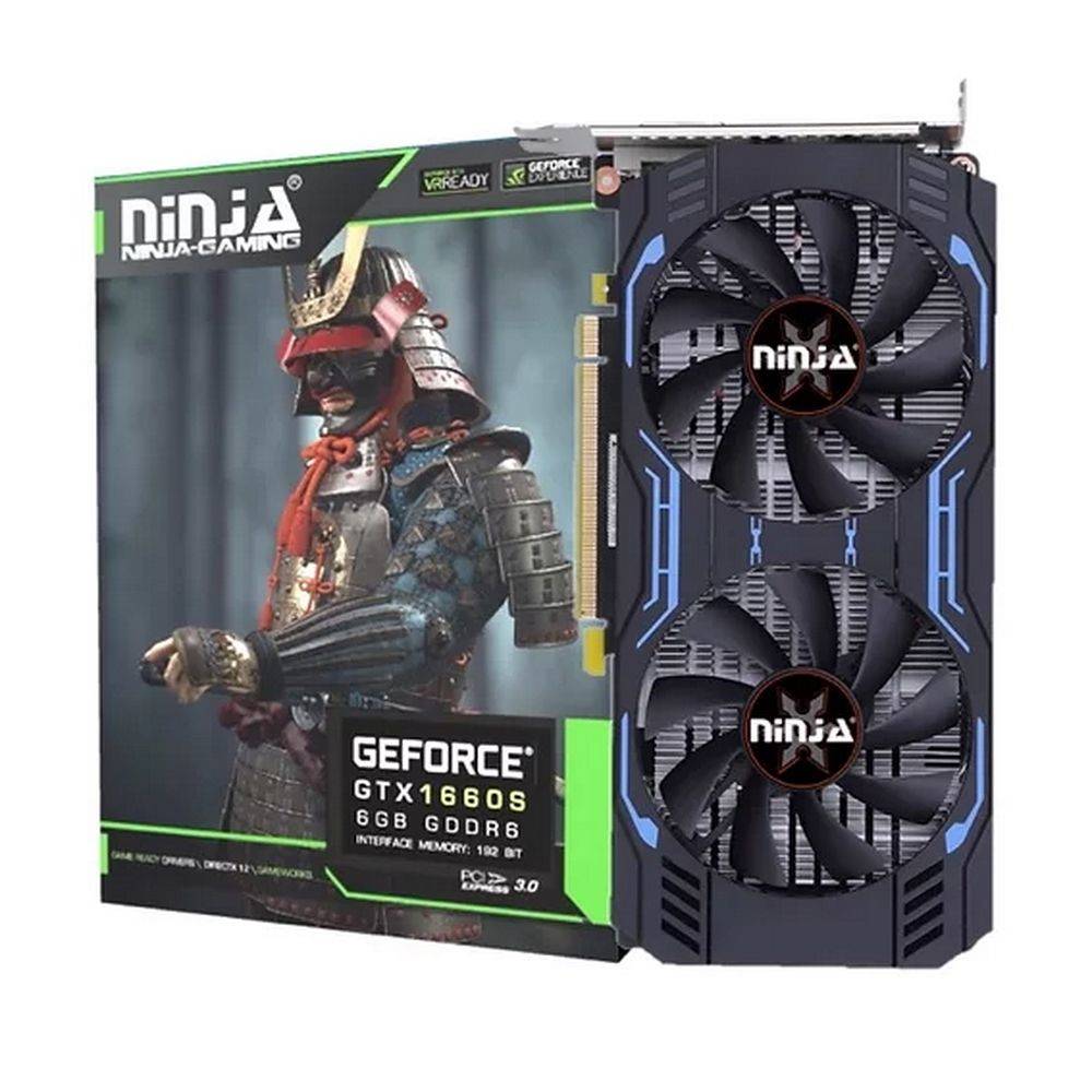 Видеокарта Ninja NK166SF66F, GTX 1660 Super, 6GB GDDR6