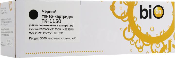 Картридж Bion  TK-1150  для  Kyocera M2135DN/M2635DN/M2735DN/P2235