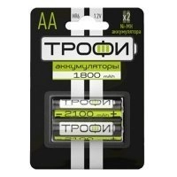 Аккумулятор ТРОФИ R06 (AA)-1800mAh Bl-2(20) R06