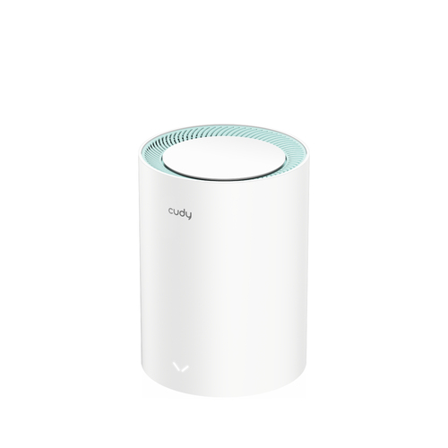 Cudy M1500(1-Pack) 1.0 Гигабитная Mesh-система Wi-Fi 6 AX1500, 2,4/5 ГГц, до 1501 Мбит/с, 3x1 Гбит/с, Cudy Mesh, MU-MIMO