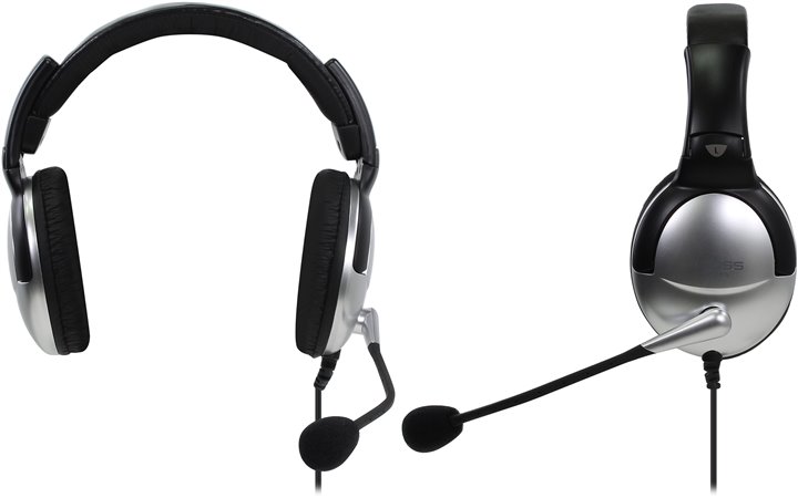 KOSS SB-45 USB {Гарнитура, закрытого типа с электретным микрофоном и VC,част. 18-20000 Гц,импеданс 100 Ом, чувствительность 103 дБ, шнур 2,4м, USB-подключение к ПК}