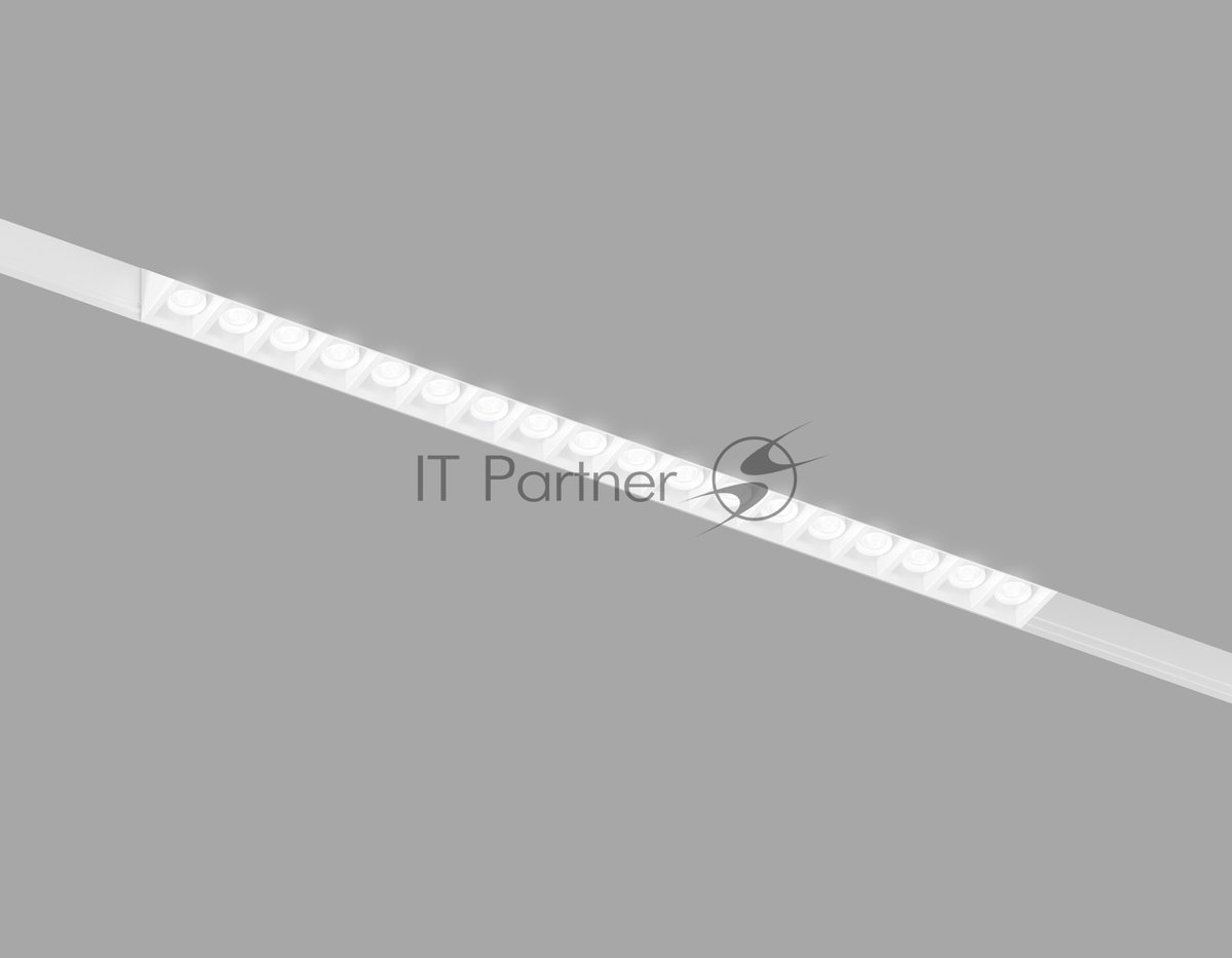 Трековый линейный светильник Ambrella light GL4500 WH белый IP20 18W 3CCT 3000-6000K SMART 48V 24° 328x22x25