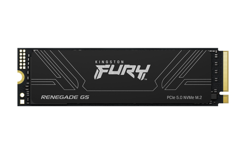 Твердотельный накопитель/ Kingston SSD Fury Renegade, 1024GB, M.2(22x80mm), NVMe, PCIe 5.0 x4, 3D TLC, R/W 14200/11000MB/s, IOPs 2 200 000/2 150 000, TBW 1000, DWPD 0.5 (60 мес)