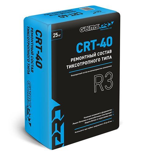 Тиксотропный ремонтный состав GLIMS PRO CRT-40 мешок 25 кг