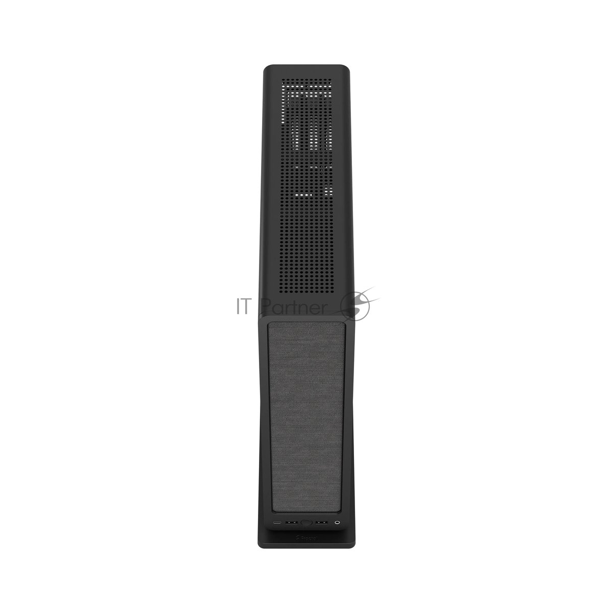 Корпус без блока питания Fractal Design Ridge, 2x140mm, 2xUSB-A 3.2 + 1xUSB 3.2 Type-C, SFX PSU Support, mITX Black