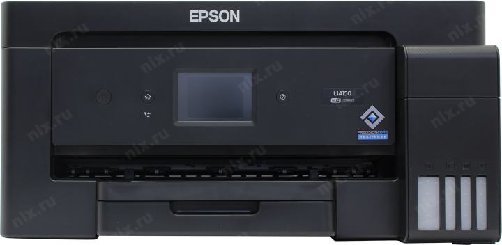 Epson L14150 (A3, струйное МФУ, LCD, 17стр/мин, 4800x1200dpi, 4краски, USB2.0, ADF,  WiFi, сетевой, двуст.печать)