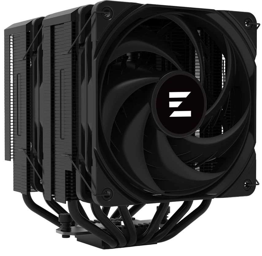 Кулер для процессора ZALMAN CNPS14X DUO BLACK, 2x120mm FANS, 6 HEAT PIPES, 4-PIN PWM, 600-2000 RPM, 29,7 DBA MAX, HYDRO BEARING, FULL SOCKET SUPPORT