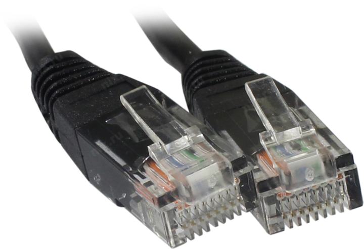 TWT <TWT-45-45-5.0-BK> Patch Cord UTP  кат.5e, 5м, чёрный