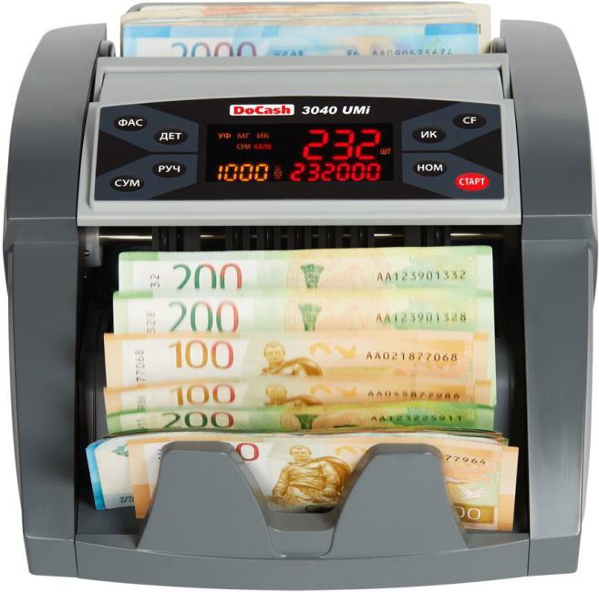 Счетчик банкнот  DoCash  3040  Umi рубли