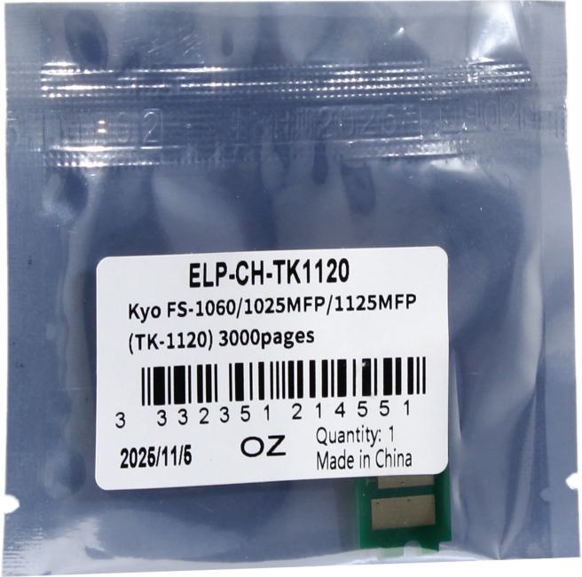 Чип <ELP-CH-TK1120> для  Kyocera  FS-1060/1025MFP/1125MFP  (TK-1120) 3K