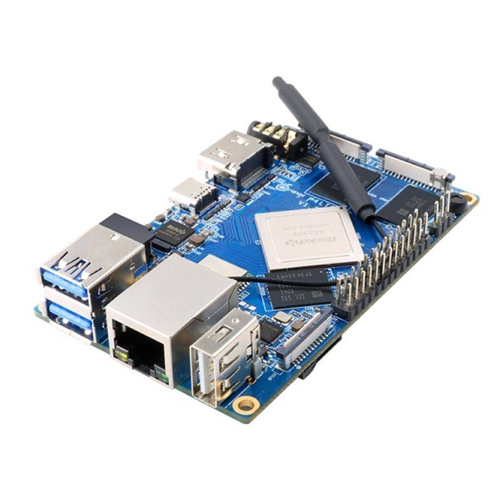 Мини-ПК Orange Pi OPi4 LTS, Rockchip RK3399, 4GB LPDDR4, 16GB